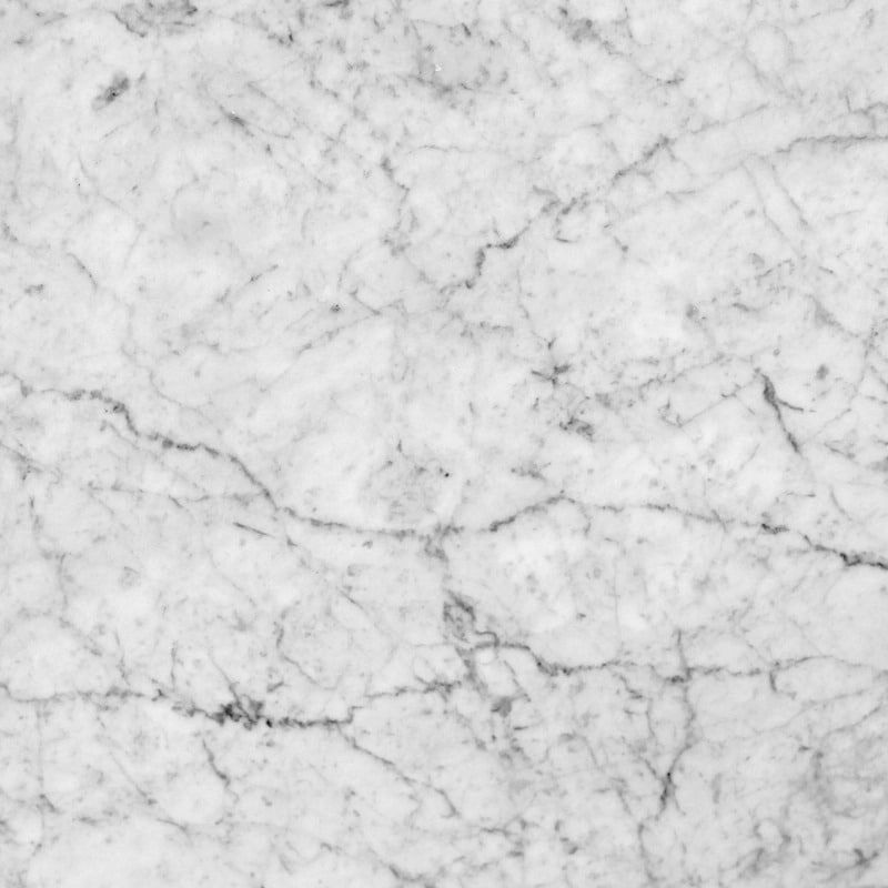 White Carrara Honed/Polished Dual